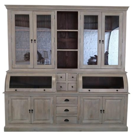 Coastal Neutral Finish Pantry Hutch