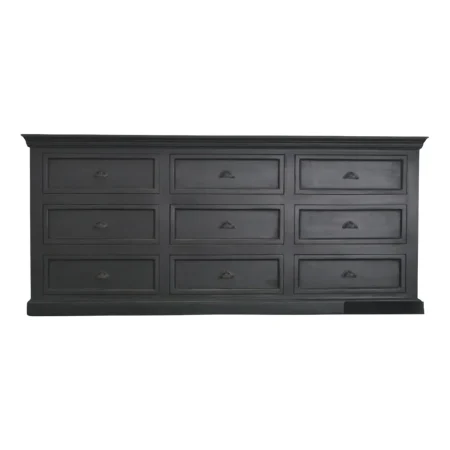 Rustic Farmhouse 9-Drawer Credenza