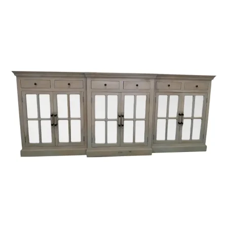 Modern Coastal Mango Wood Credenza