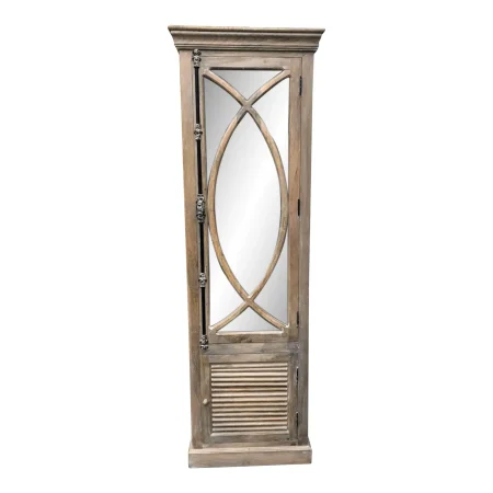 French Country Mango Wood Vitrine Cabinet