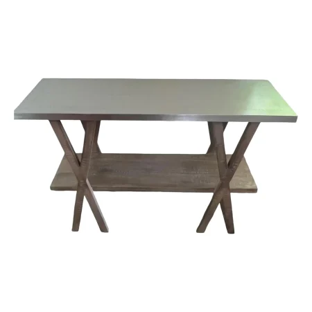 Urban Industrial Zinc Top Console