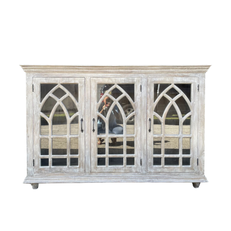 Cathedral Glass Door Credenza