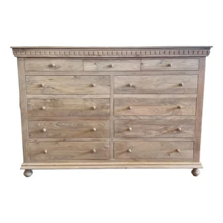 Coastal 11-Drawer Tall Dresser