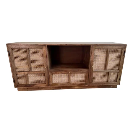 Coastal Boho Teak Media Console