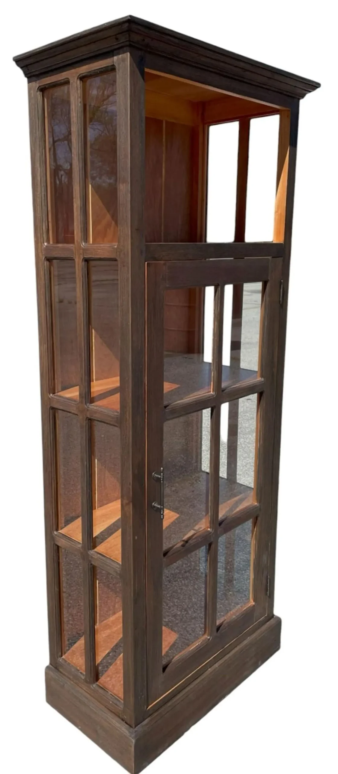 Rustic Wood 4 Shelf Bookcase - Image 2