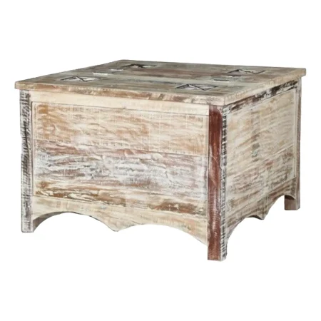 Mango Wood Blanket Storage Chest