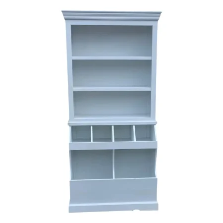 Mini General Store Tall White Kitchen Cupboard Hutch
