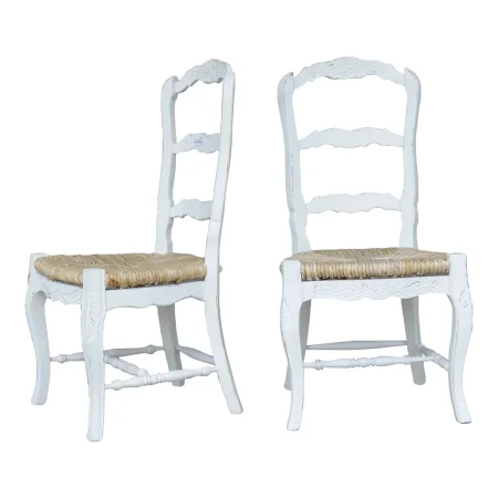 Set of 4 White French Accent Side Chair