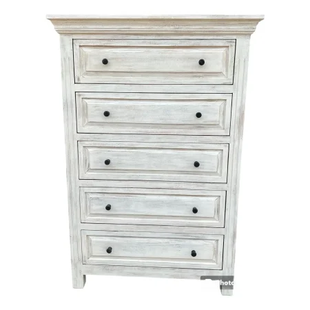 Shaker Style 5-Drawer Tallboy Dresser
