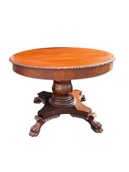 Antique 1930s Empire Style Dining Table