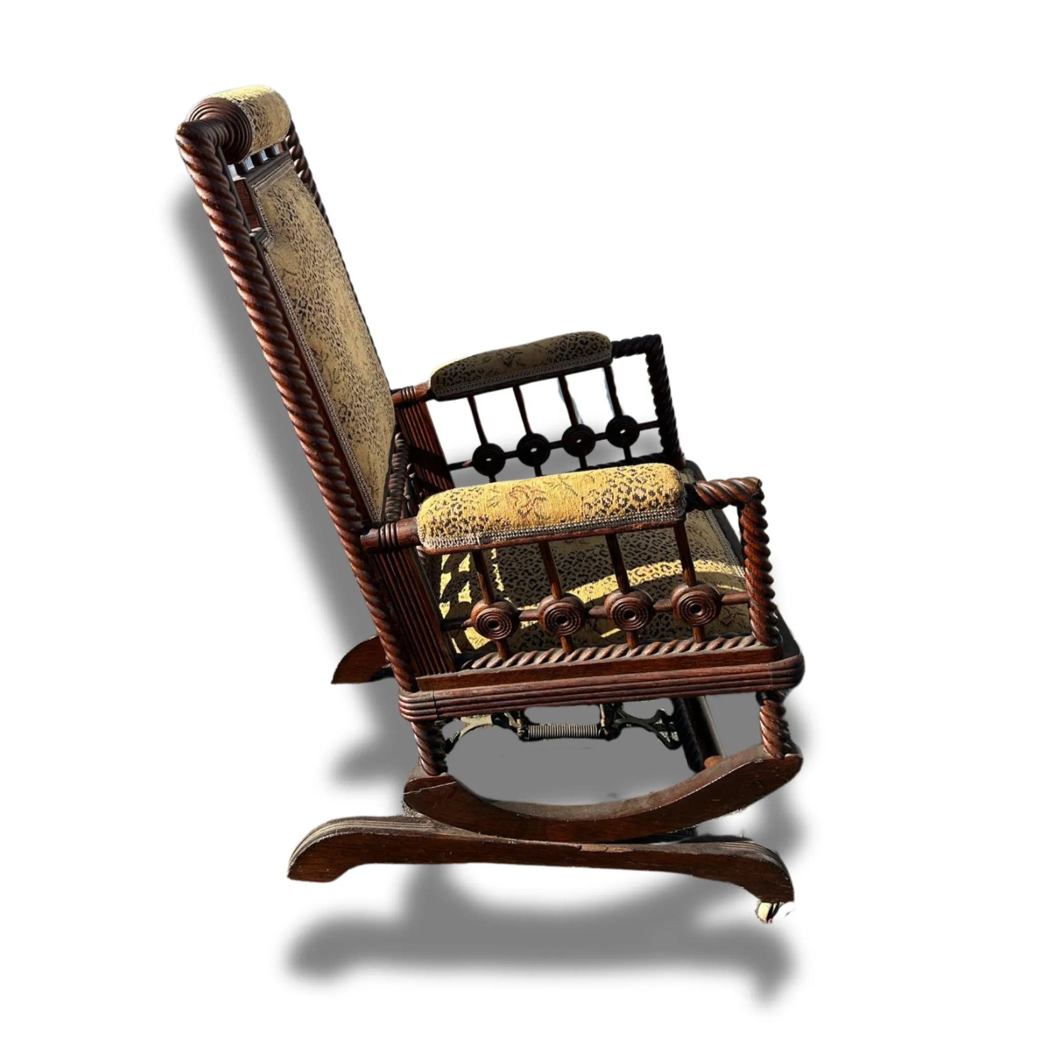 Antique Hunzinger Platform Rocker - Image 4