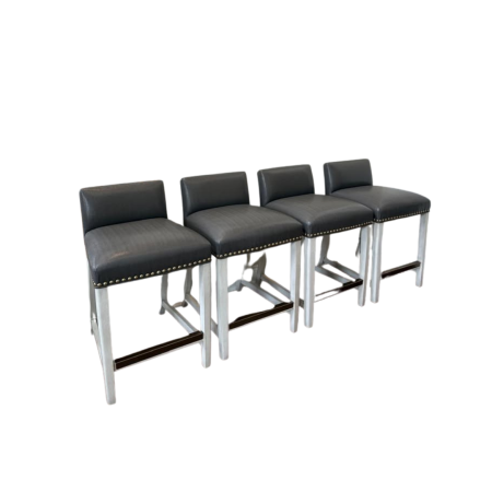 4 Grey Counter Stools