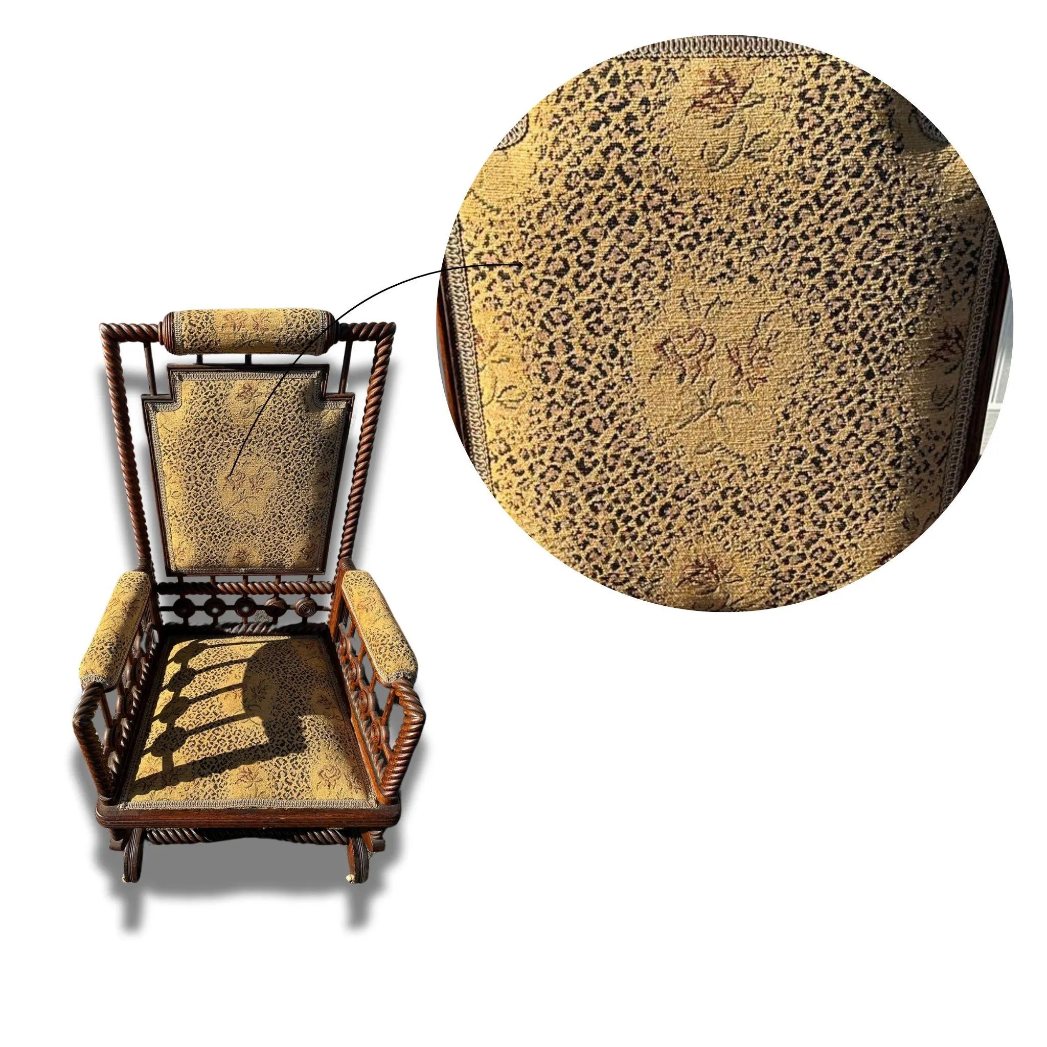 Antique Hunzinger Platform Rocker - Image 6