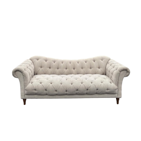 Tufted Grey Sofa