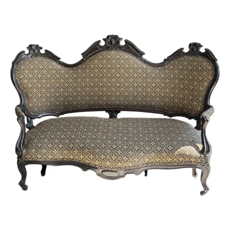 1980s Antique Victorian Custom Upholstered Sofa