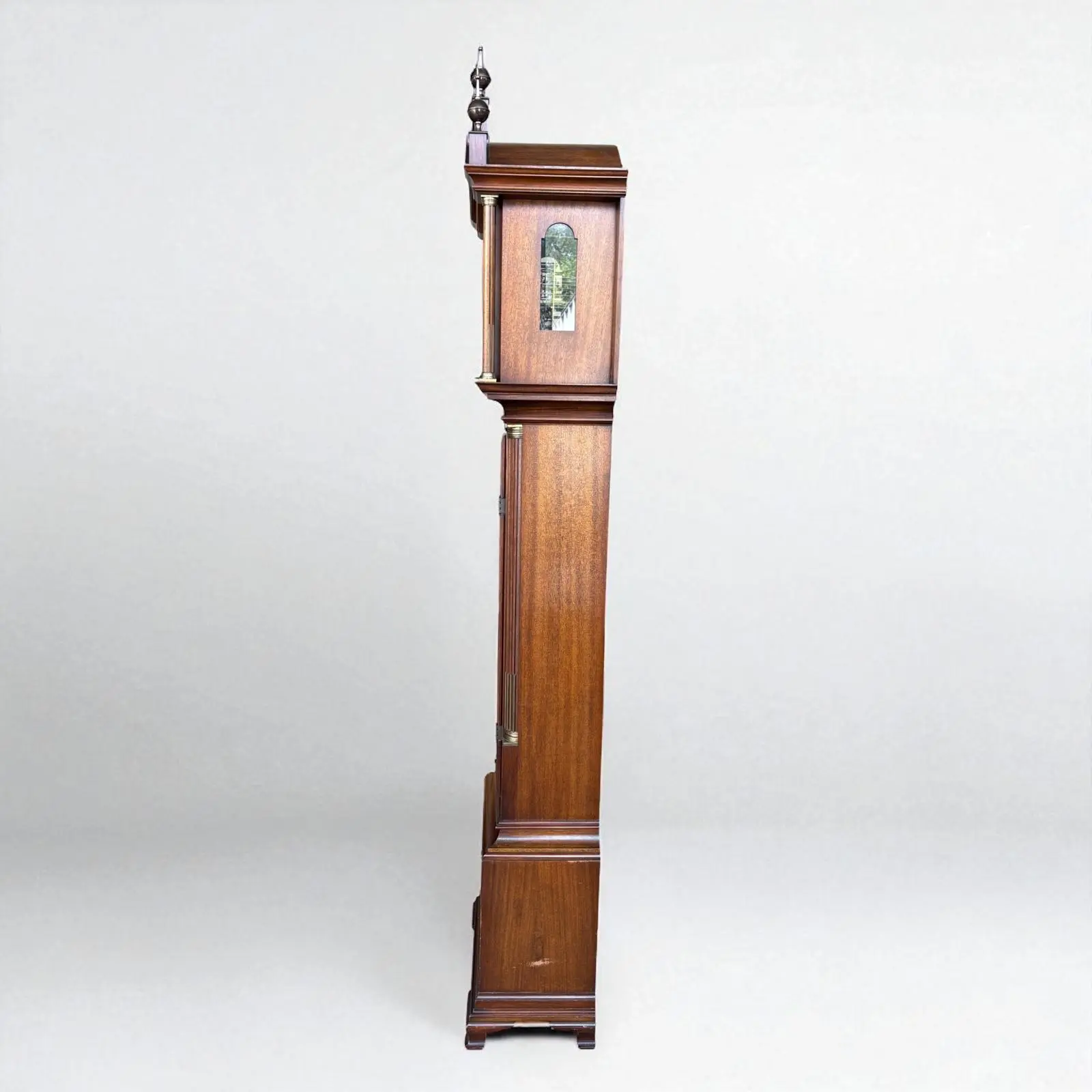 Colonial Aaron Willard Mahogany Grandfather Clock - Image 4