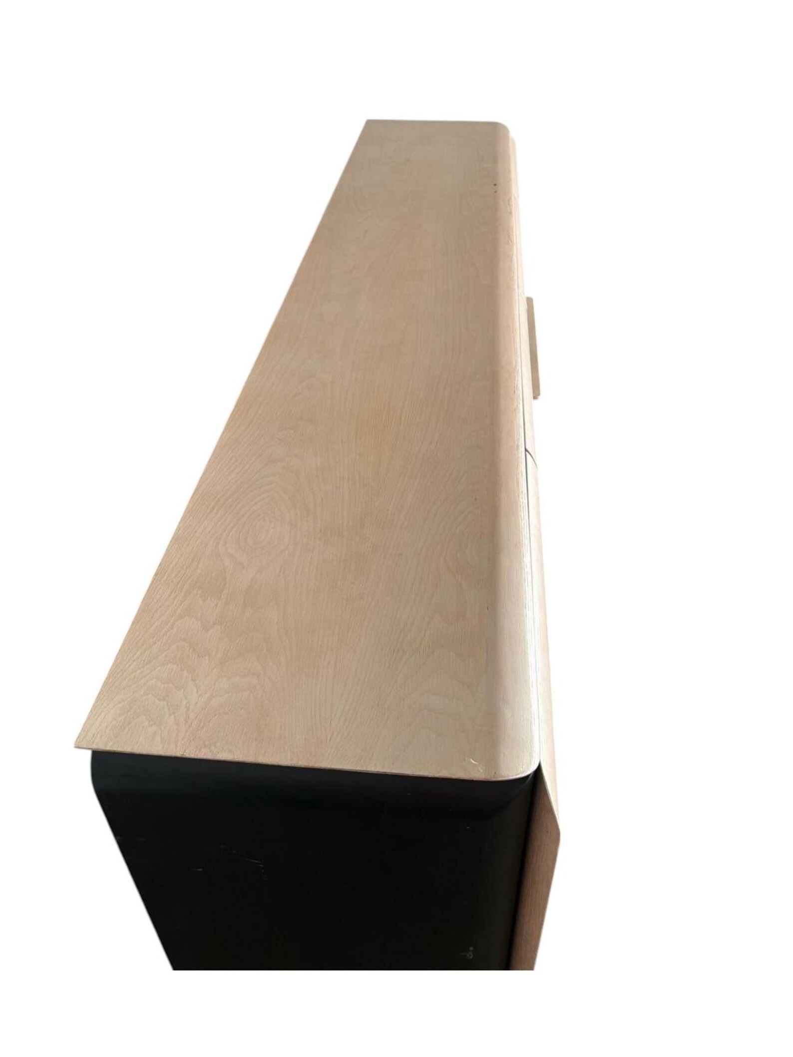 Contemporary Bleached Oak Credenza - Image 5