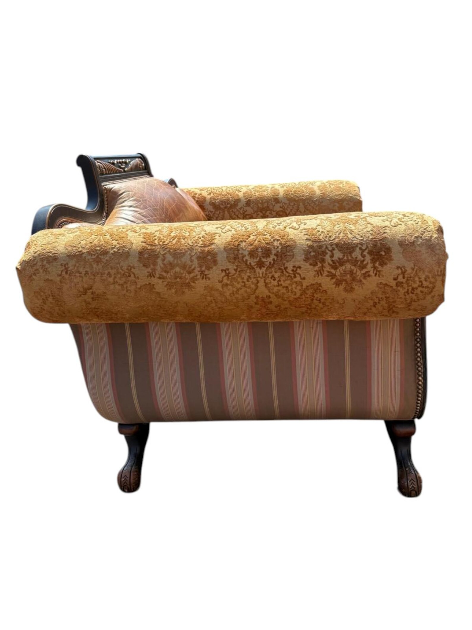 Old Hickory Tannery Empire Style Settee - Image 3