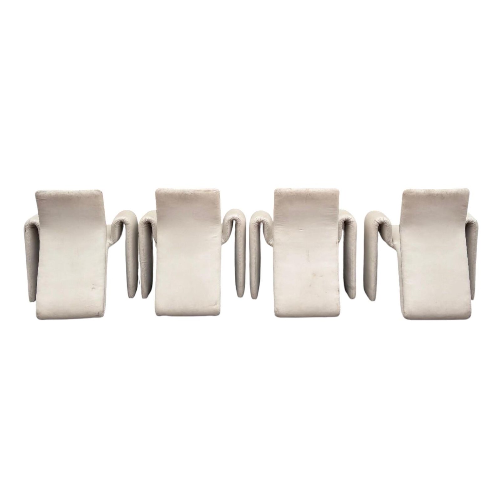 Set of 4 Postmodern Steve Leonard Chair - Image 5